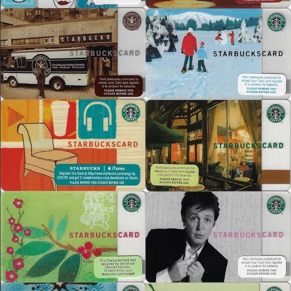 Lot of 28 Starbucks Cards 2004 to 2012 Dragon Love Birds McCartney – Mint - Picture 10 of 11
